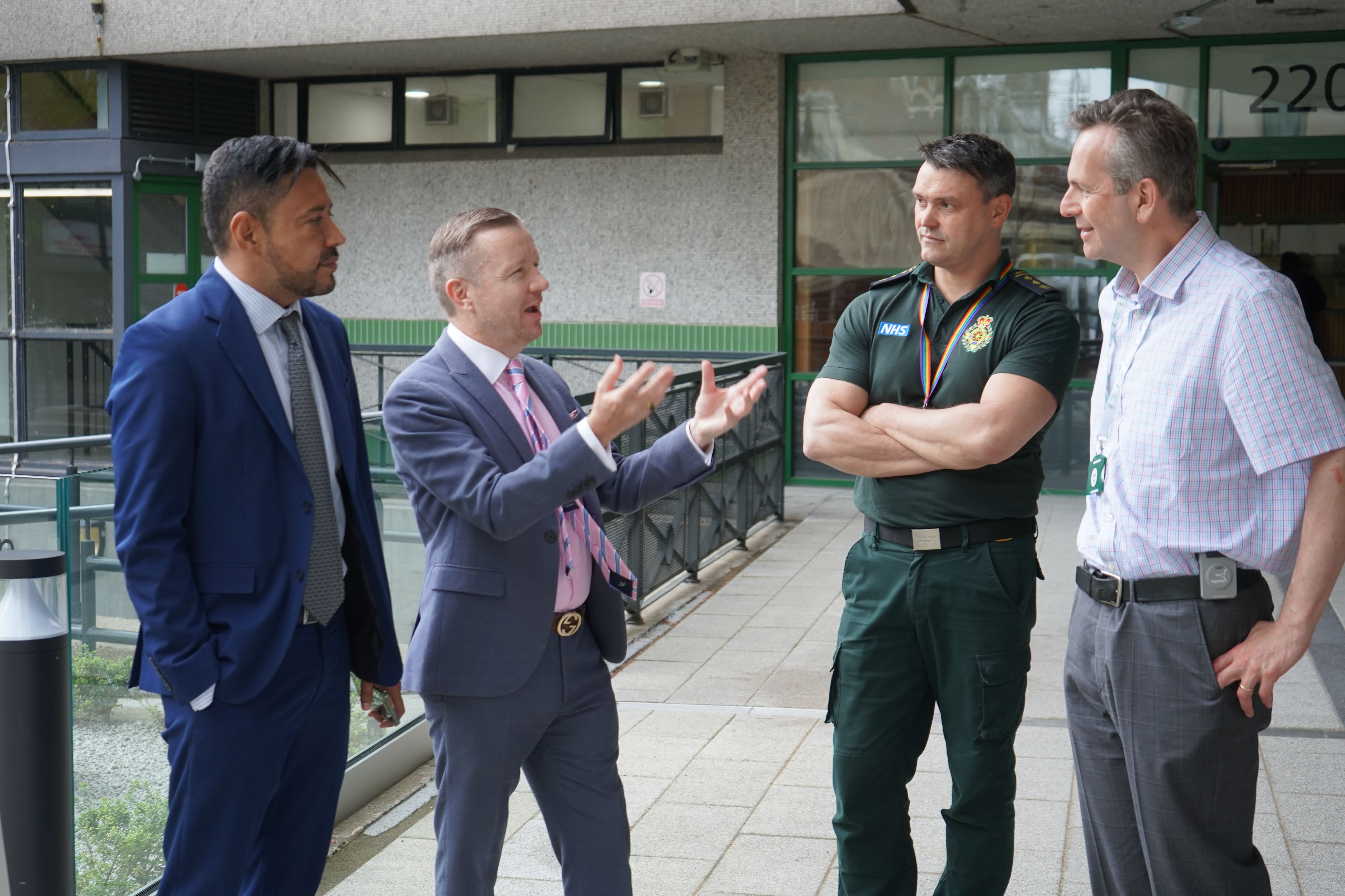 London Ambulance Service Cheque Presentation